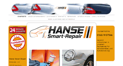 Desktop Screenshot of hanse-smart-repair.com